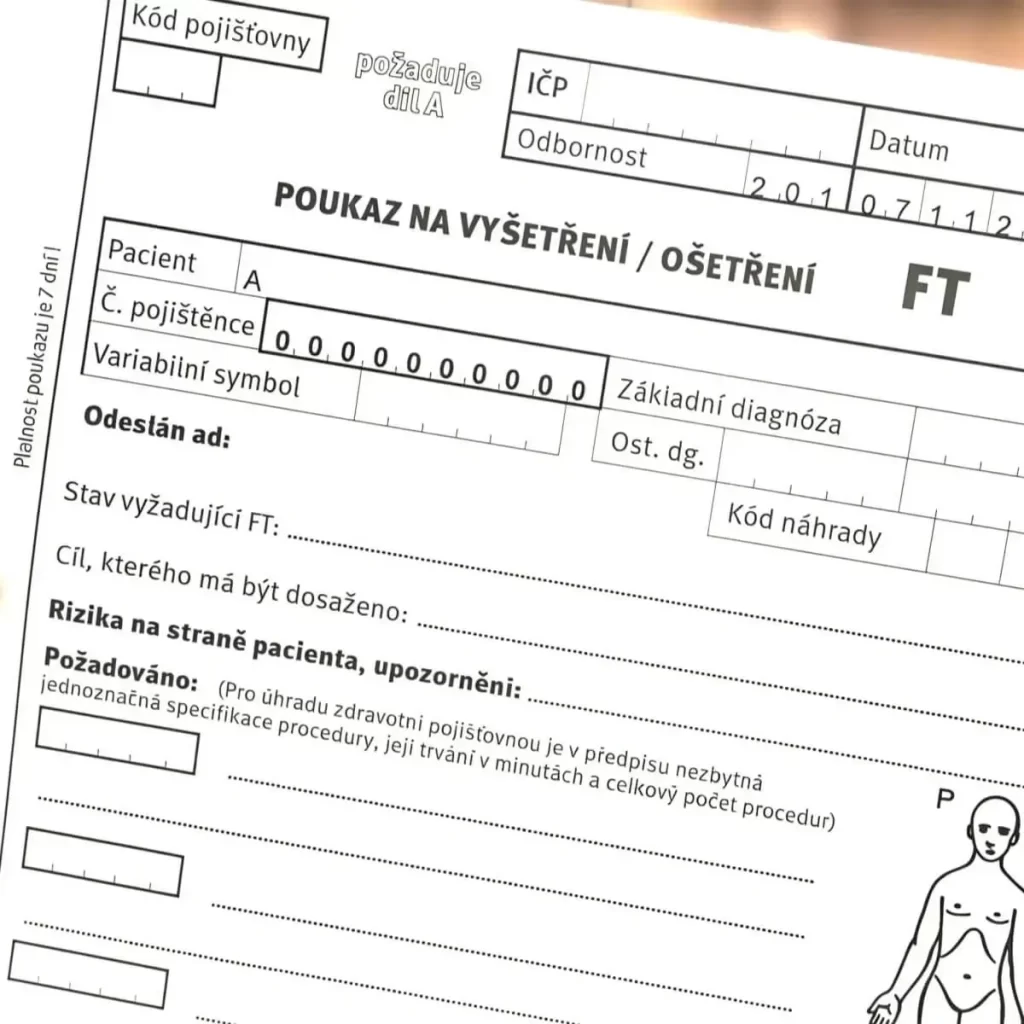 Naše služby REHANEST dětská rehabilitace Praha Barrandov - FT poukaz